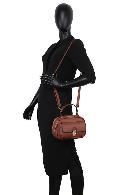 Sapphire Luxe Satchel